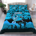 cronulla-sutherland-sharks-anzac-2022-bedding-set-simple-style-black