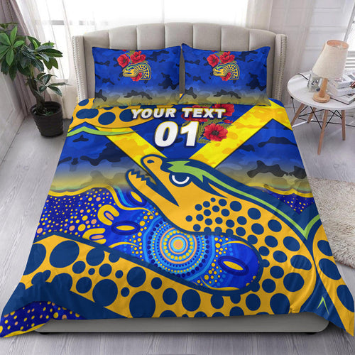 custom-personalised-parramatta-eels-anzac-2022-bedding-set-indigenous-vibes-blue