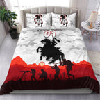 custom-personalised-st-george-illawarra-dragons-anzac-2022-bedding-set-simple-style-white