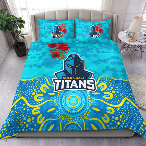 gold-coast-titans-anzac-2022-bedding-set-indigenous-vibes