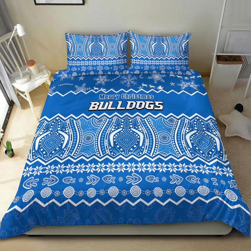 bulldogs-aboriginal-canterbury-bankstown-christmas-vibe-bedding-set