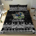collingwood-pies-unique-winter-season-bedding-set-magpies-merry-christmas-no1