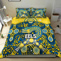 parramatta-eels-rugby-bedding-set-boomerang-indigenous-dots