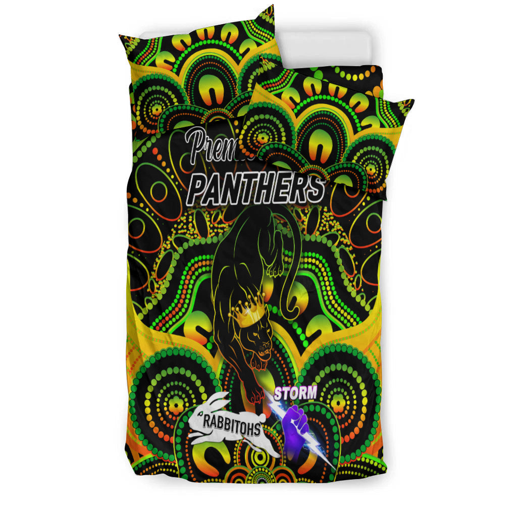 penrith-panthers-bedding-set-2021-indigenous-premiers-the-king