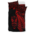 new-zealand-haka-rugby-maori-bedding-set-silver-fern-vibes-red