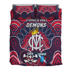 melbourne-demons-indigenous-bedding-set-football-2021-premiers-the-king