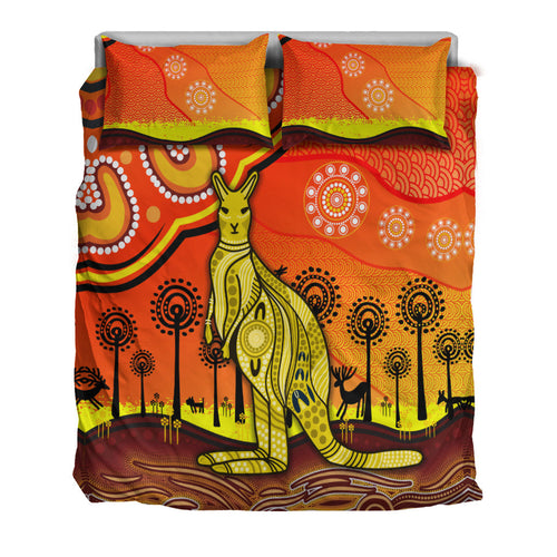 aboriginal-art-kangaroo-bedding-set-indigenous-unique-vibes-orange