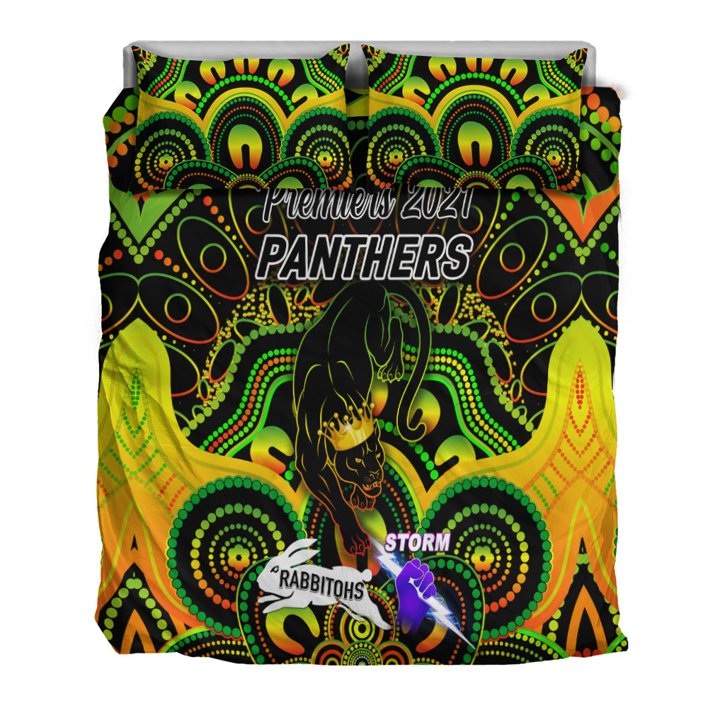 penrith-panthers-bedding-set-2021-indigenous-premiers-the-king