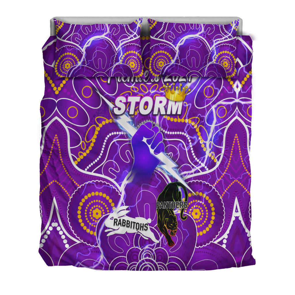melbourne-storm-bedding-set-2021-indigenous-premiers-the-king
