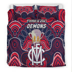 melbourne-demons-indigenous-bedding-set-football-2021-premiers-trophy