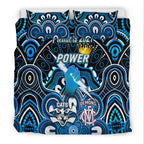 port-adelaide-power-indigenous-bedding-set-football-2021-premiers-the-king