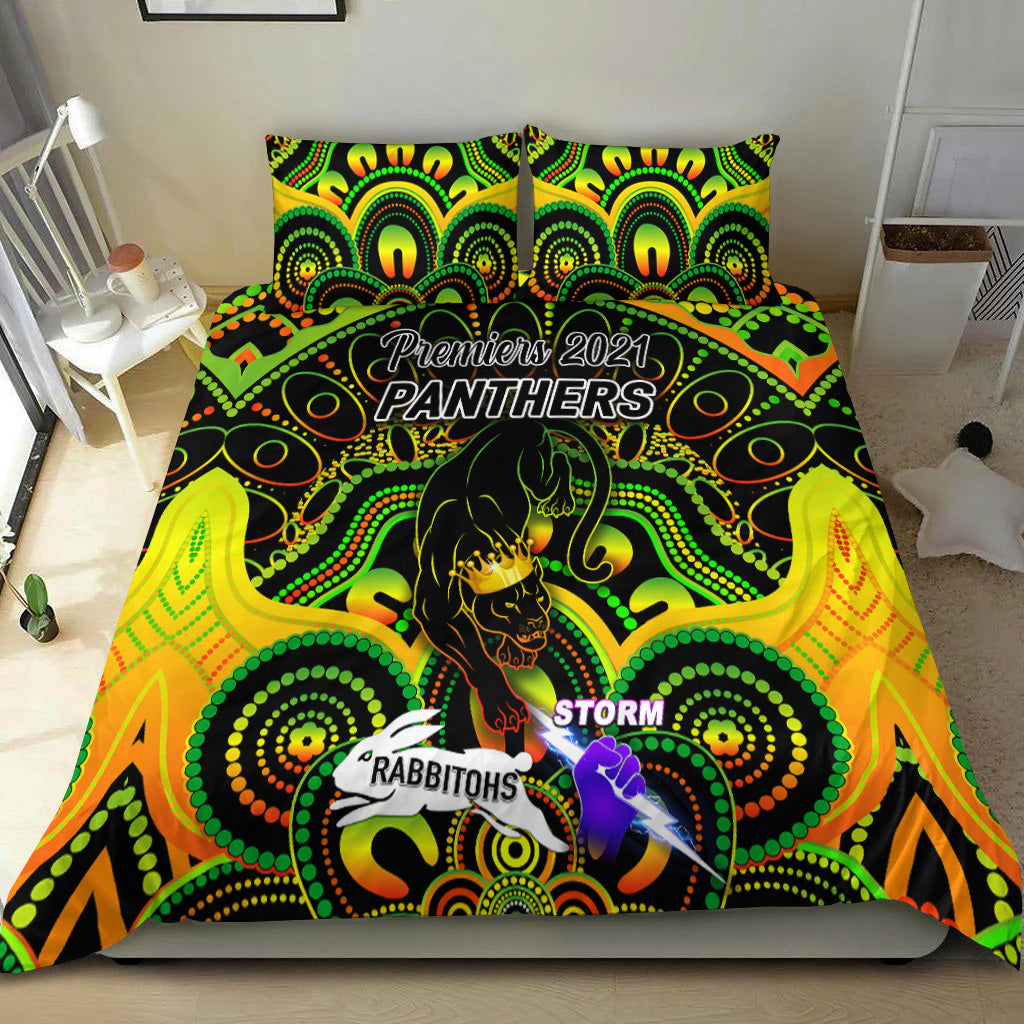 penrith-panthers-bedding-set-2021-indigenous-premiers-the-king