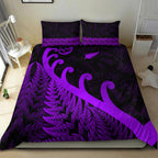 new-zealand-rugby-maori-bedding-set-silver-fern-koru-vibes-purple