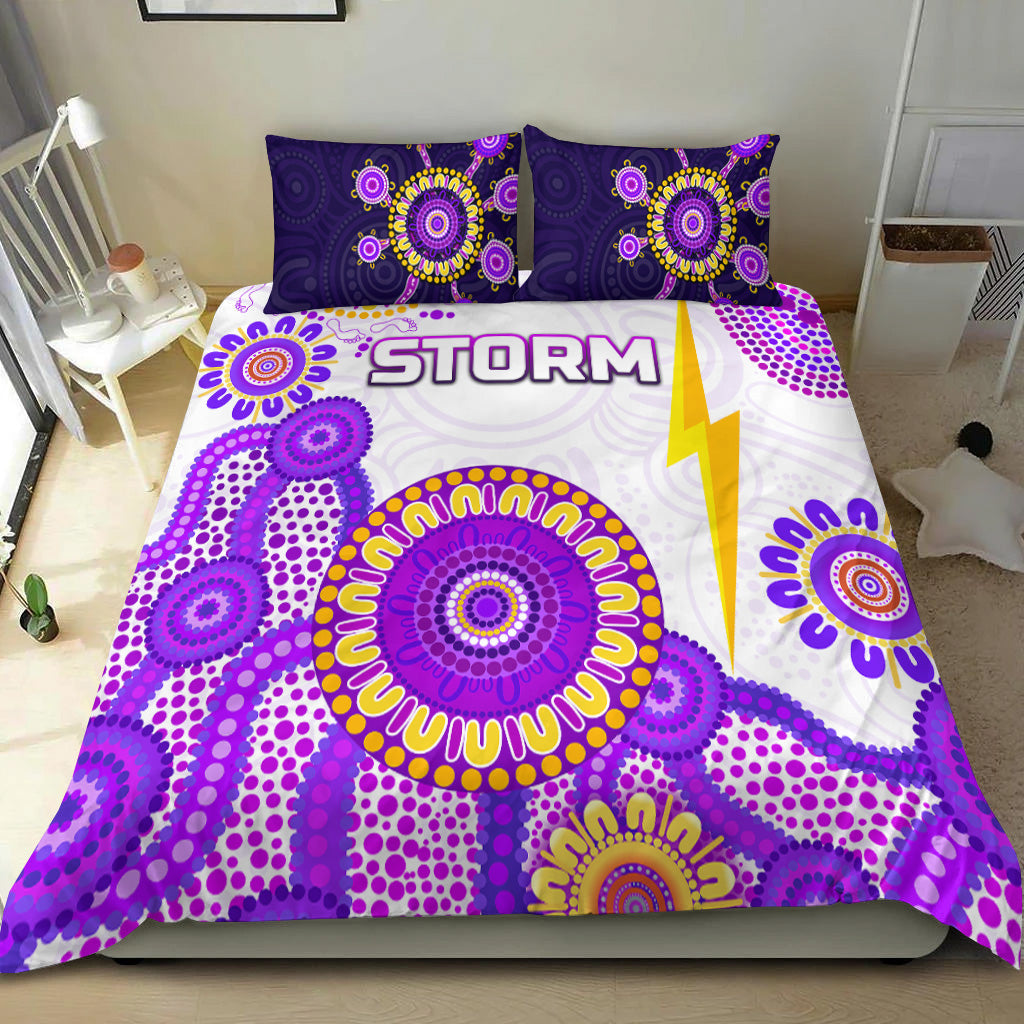 melbourne-storm-bedding-set-2021-indigenous-latest-style