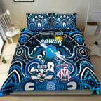 port-adelaide-power-indigenous-bedding-set-football-2021-premiers-the-king