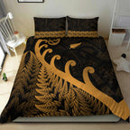 new-zealand-rugby-maori-bedding-set-silver-fern-koru-vibes-gold