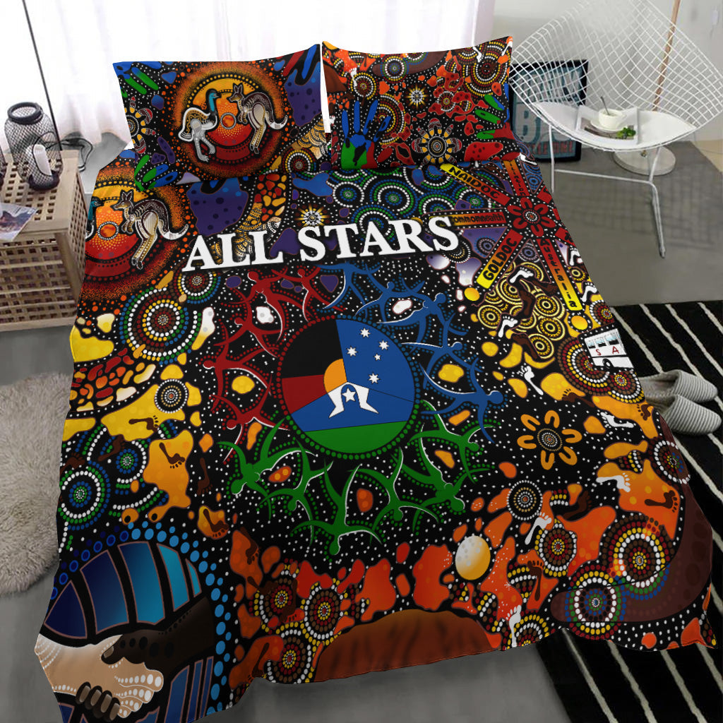 Indigenous All Stars Bedding Set 2021 NAIDOC Week LT8 - VibeHoodie