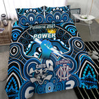 port-adelaide-power-indigenous-bedding-set-football-2021-premiers-the-king
