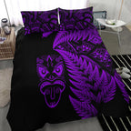 new-zealand-haka-rugby-maori-bedding-set-silver-fern-vibes-purple