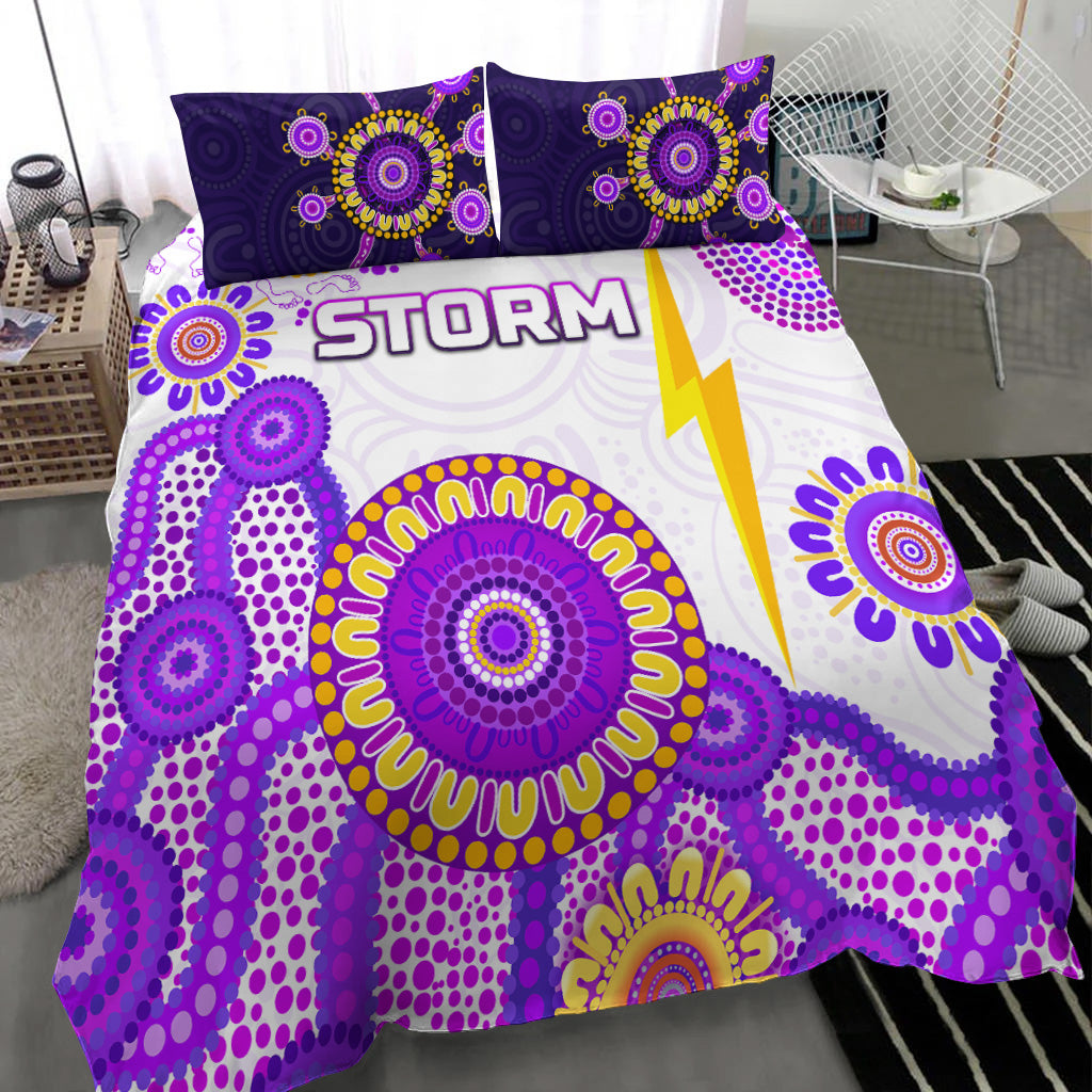 melbourne-storm-bedding-set-2021-indigenous-latest-style