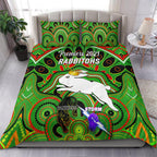south-sydney-rabbitohs-bedding-set-2021-indigenous-premiers-the-king-green
