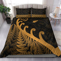 new-zealand-rugby-maori-bedding-set-silver-fern-koru-vibes-gold