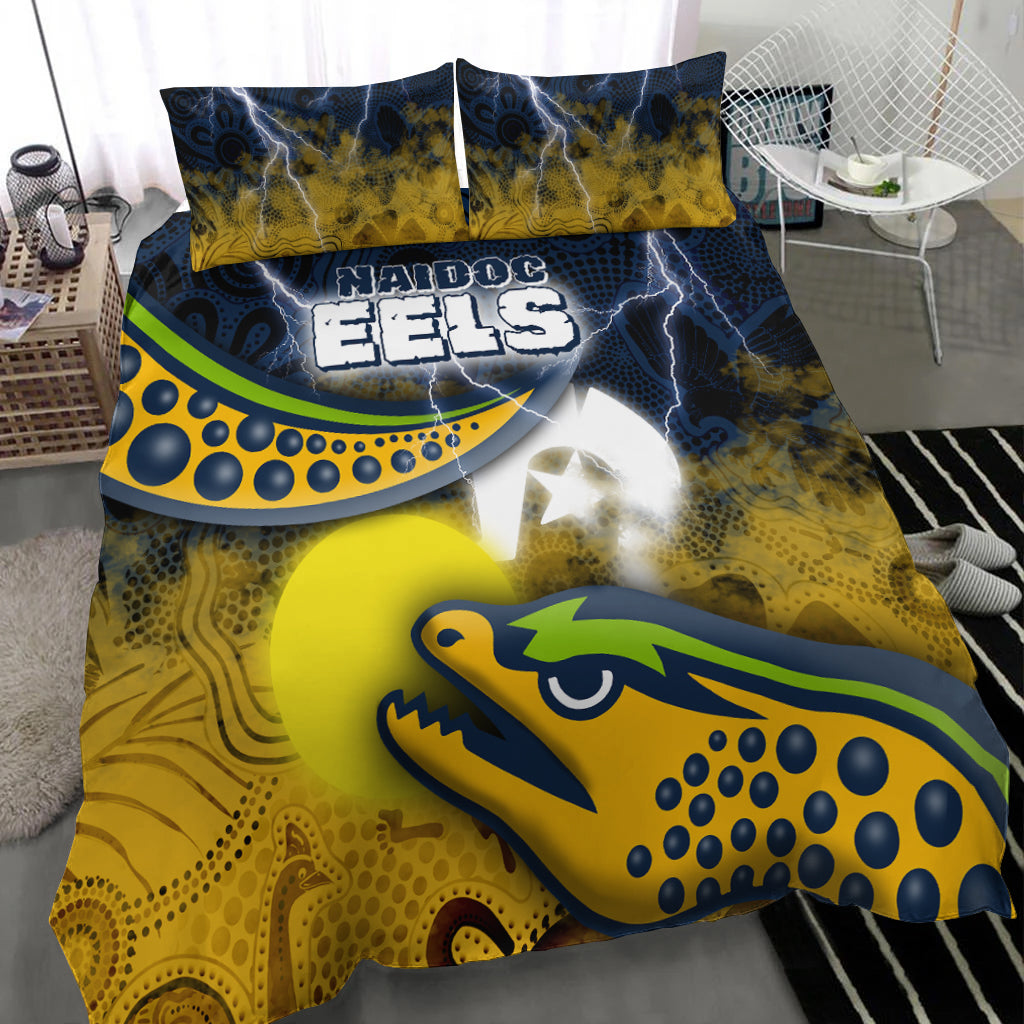 eels-rugby-naidoc-week-bedding-set-aboriginal-power-style