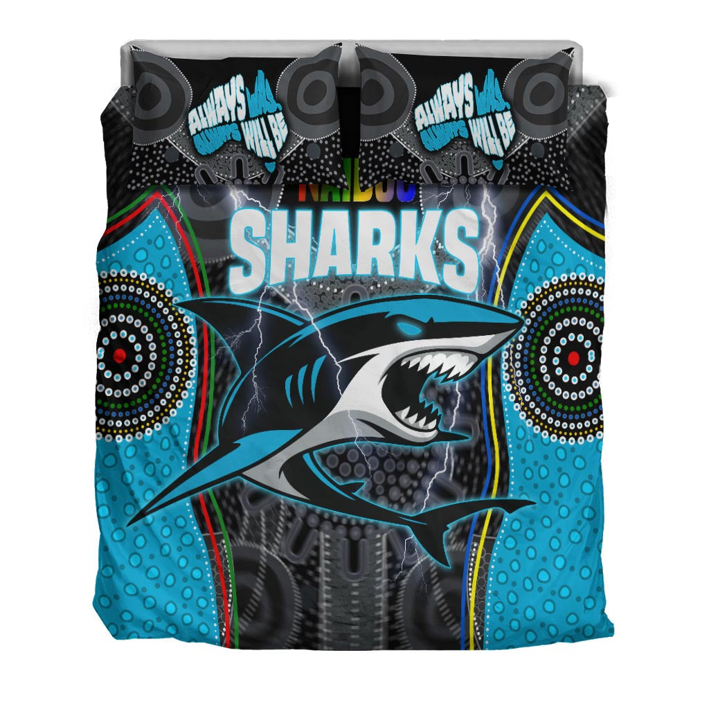cronulla-sutherland-sharks-bedding-set-naidoc-week-special-style