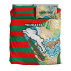 custom-personalised-rabbitohs-bedding-set-aboriginal-style