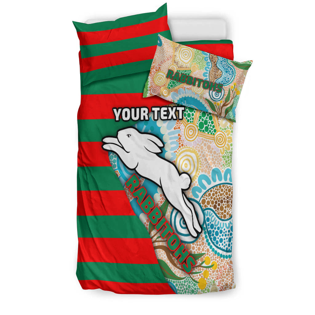 custom-personalised-rabbitohs-bedding-set-aboriginal-style