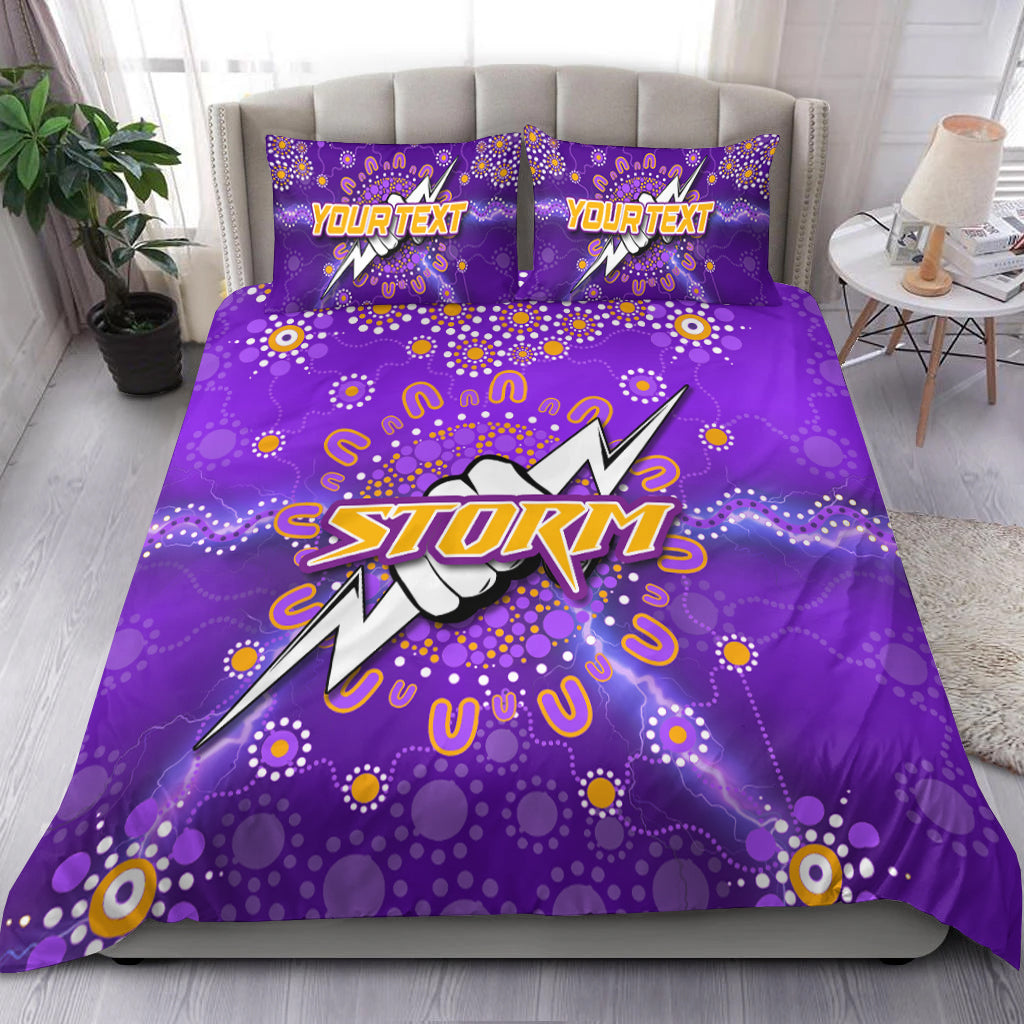 custom-personalisedmelbourne-storm-bedding-set-aboriginal-dot