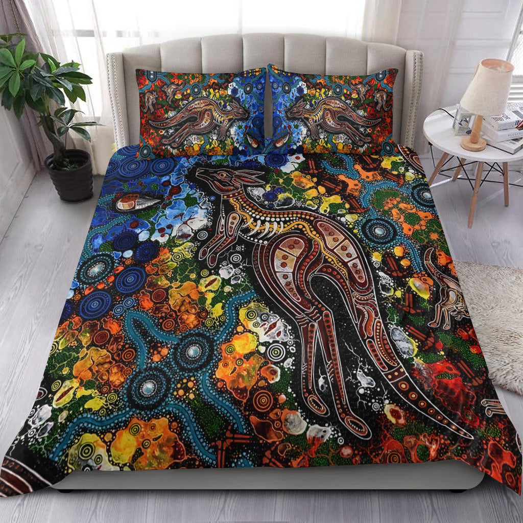 kangaroos-indigenous-bedding-set-australia