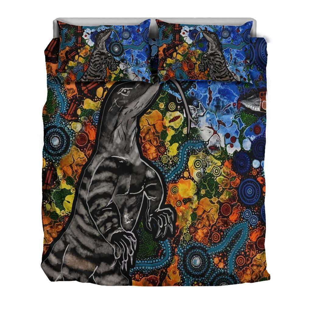Aboriginal Lizard Tribal Bedding Set LT6