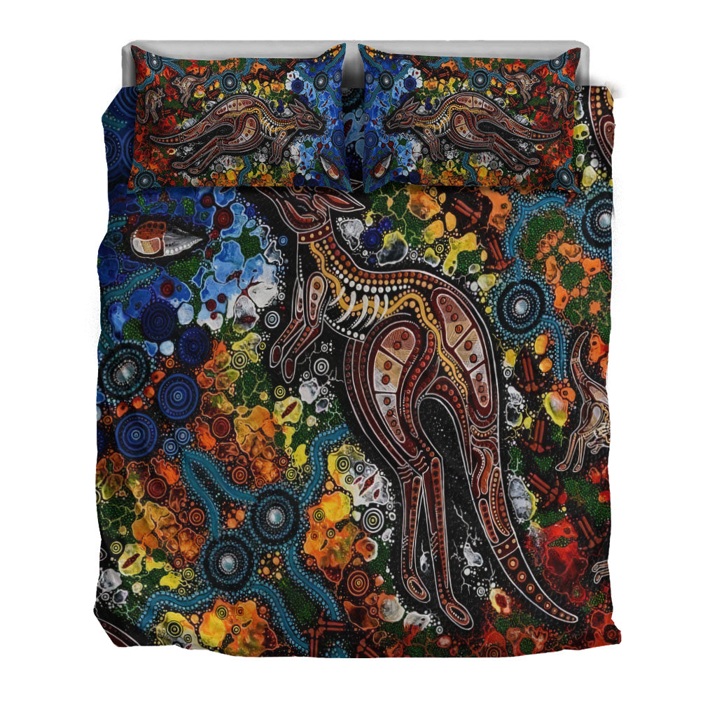 kangaroos-indigenous-bedding-set-australia
