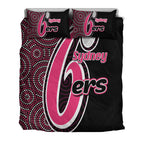 sydney-sixers-bedding-set-cricket-aboriginal-dot-patterns