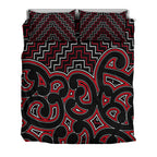 new-zealand-bedding-set-maori-graphic-tee-patterns-red