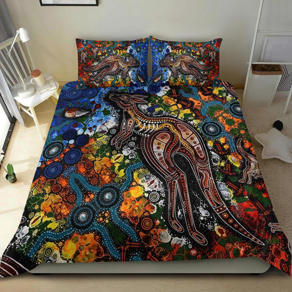 kangaroos-indigenous-bedding-set-australia