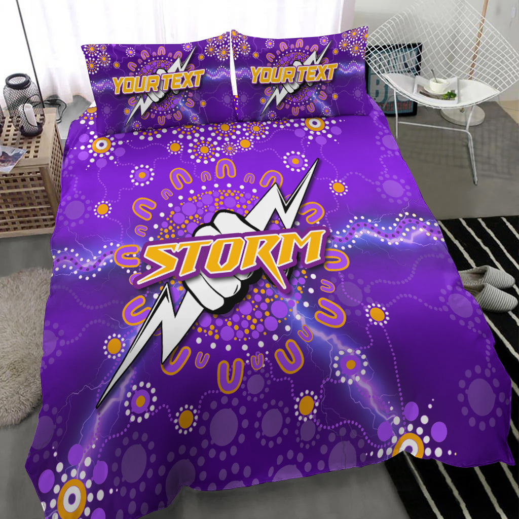 custom-personalisedmelbourne-storm-bedding-set-aboriginal-dot