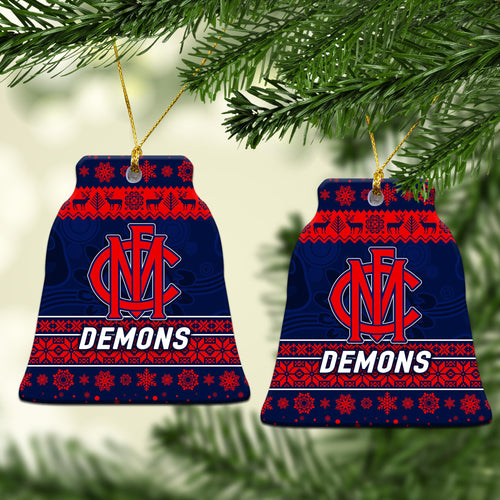 melbourne-demons-christmas-ornament-simple-style