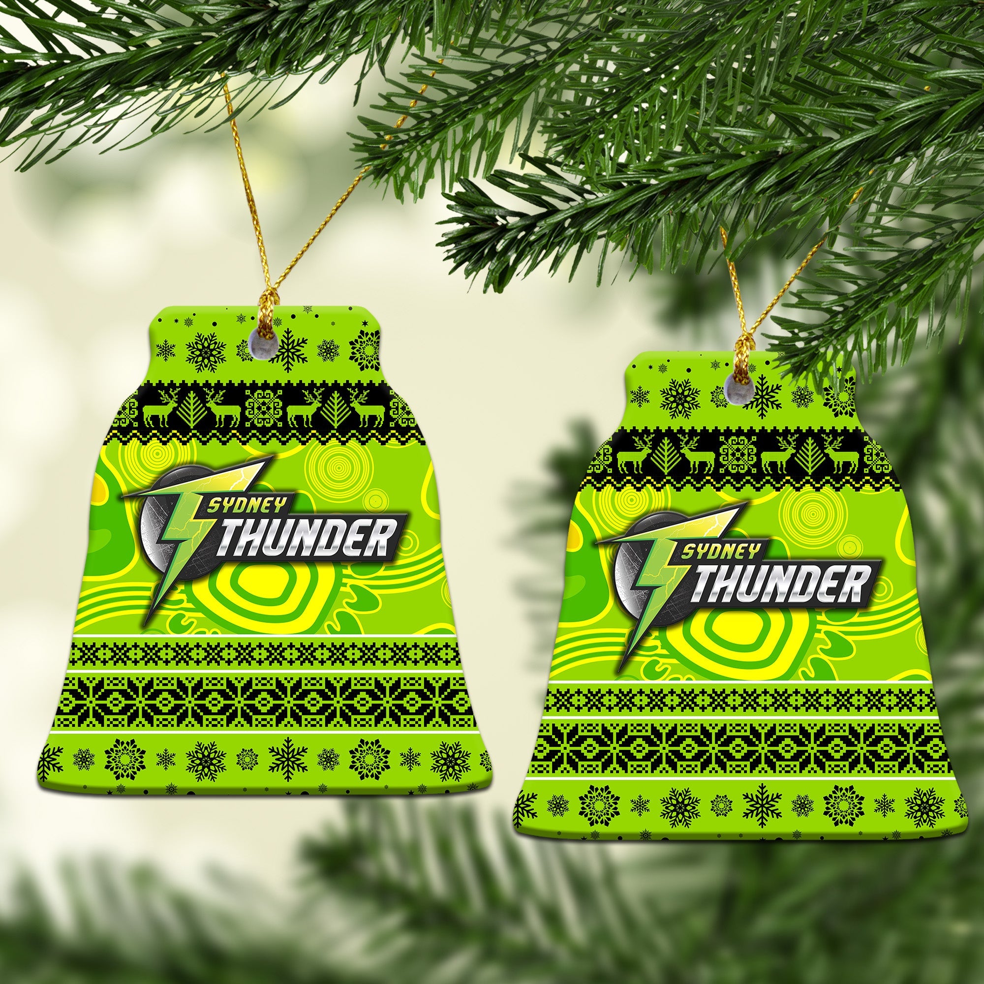 sydney-thunder-christmas-ornament-simple-style