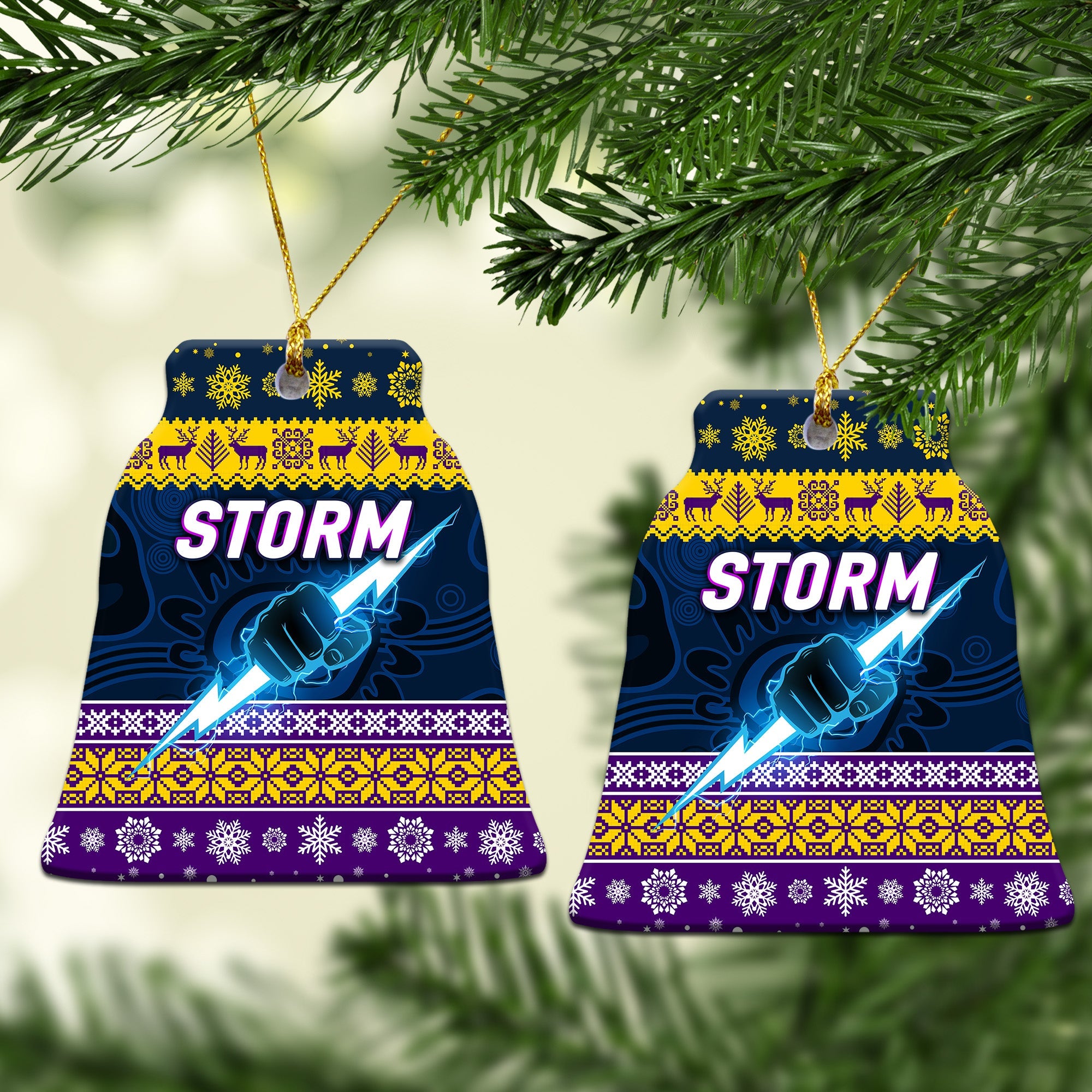 melbourne-storm-christmas-ornament-simple-style-navy-purple