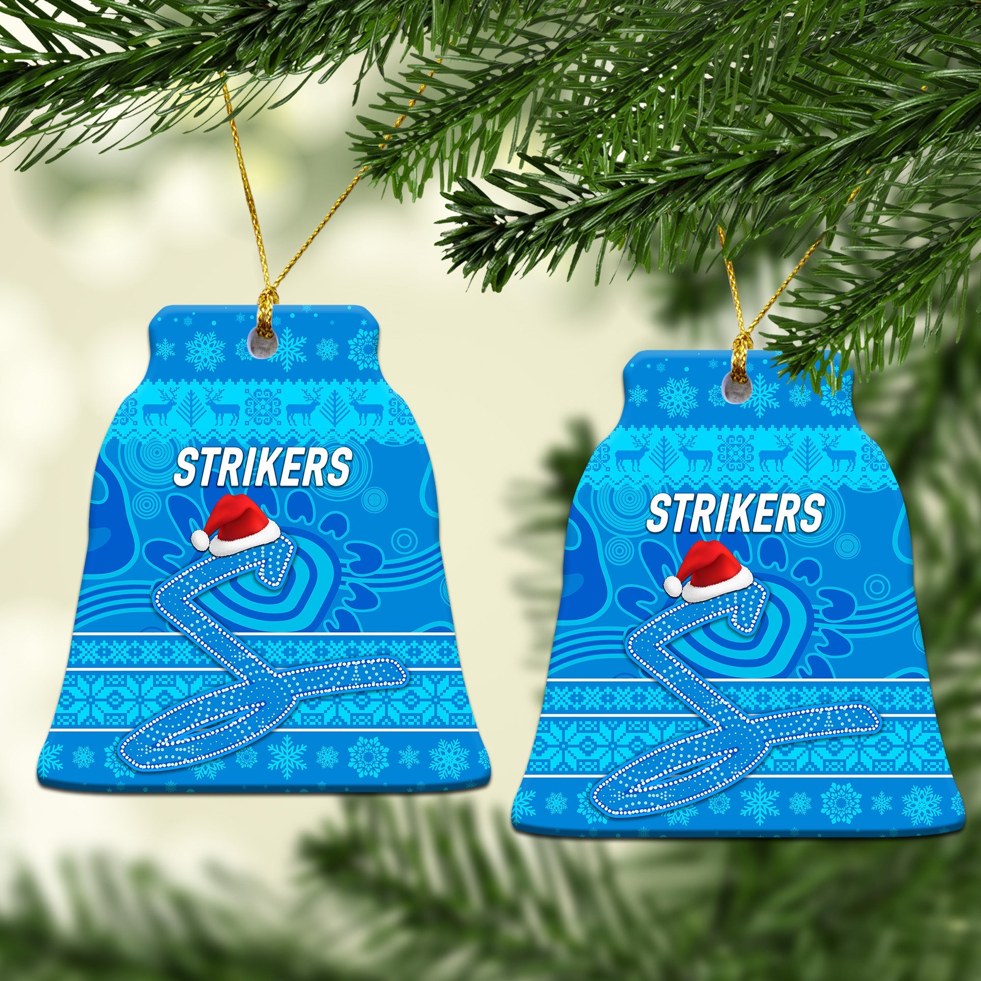 adelaide-strikers-christmas-ornament-simple-style