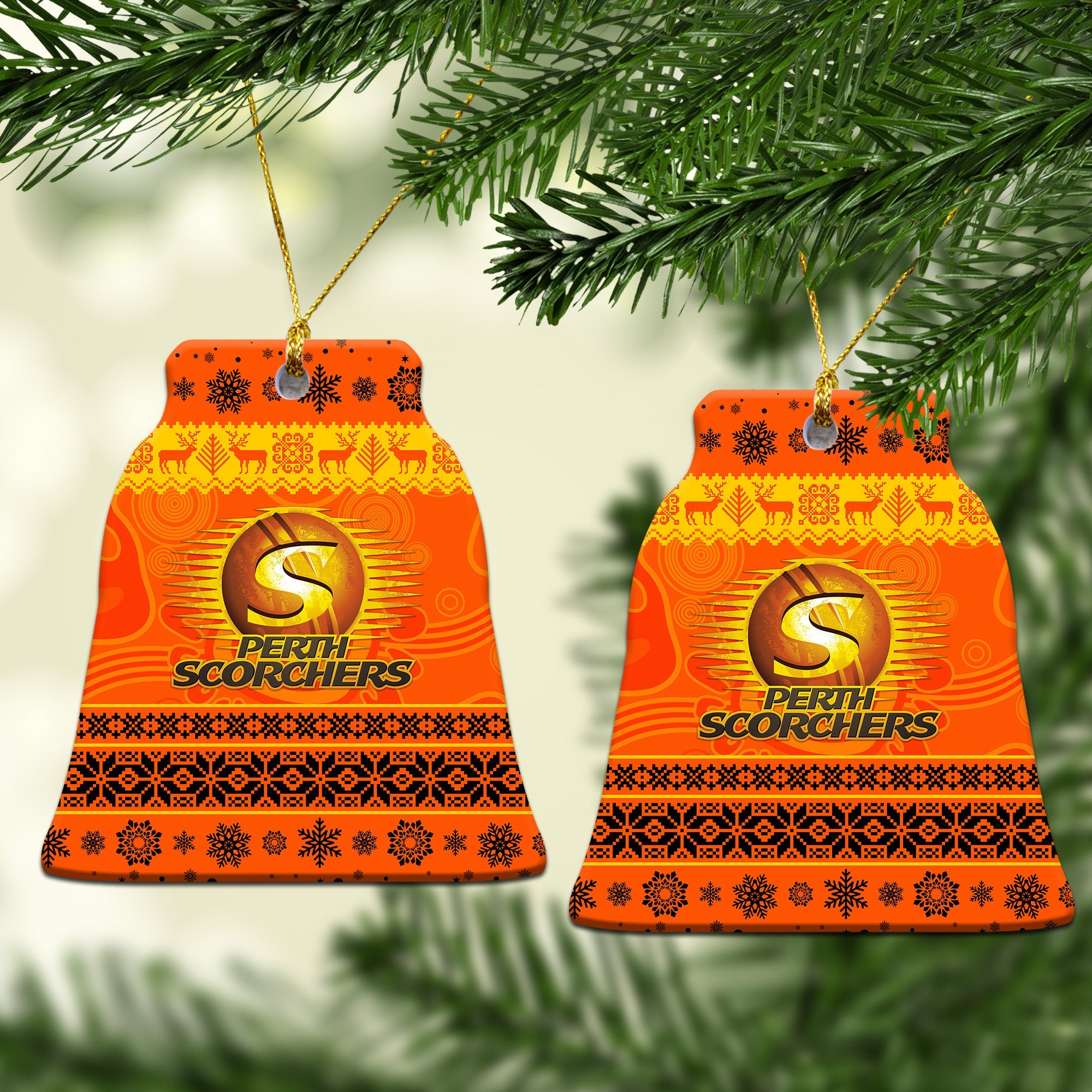 perth-scorchers-christmas-ornament-simple-style