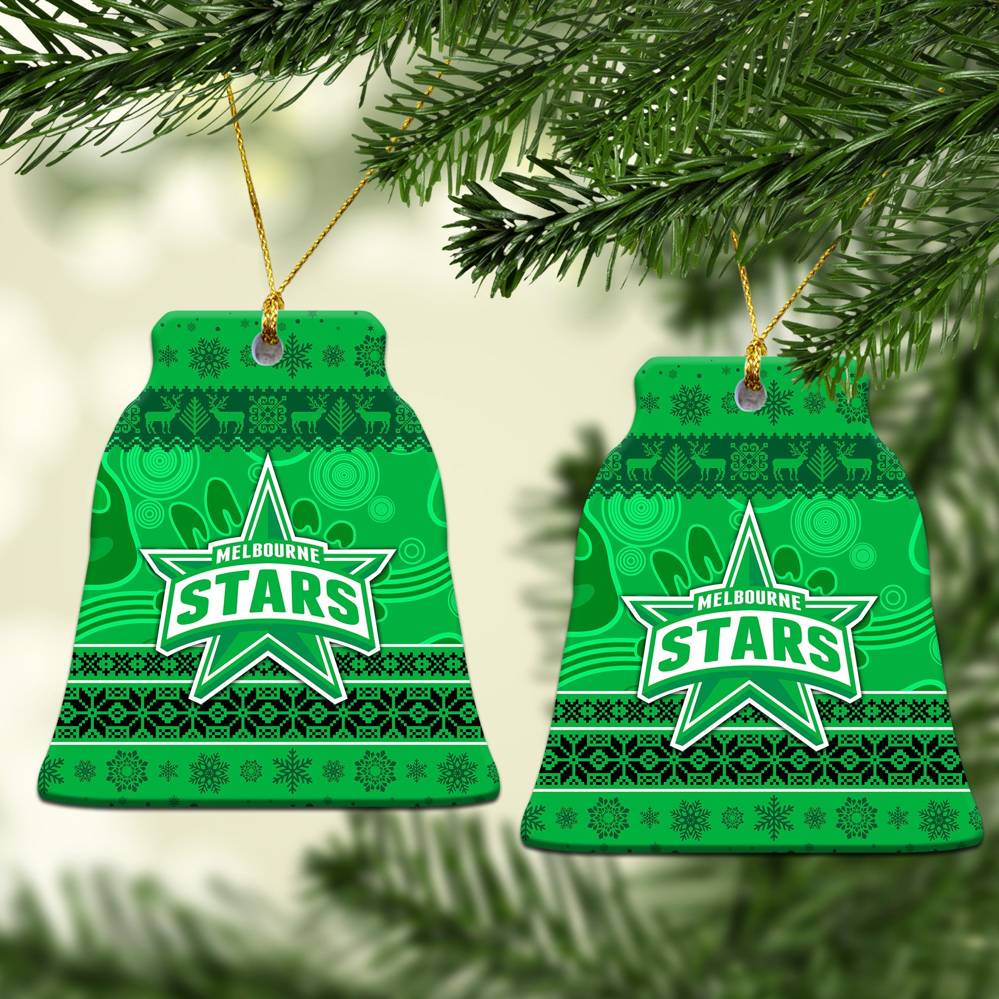 melbourne-stars-christmas-ornament-simple-style
