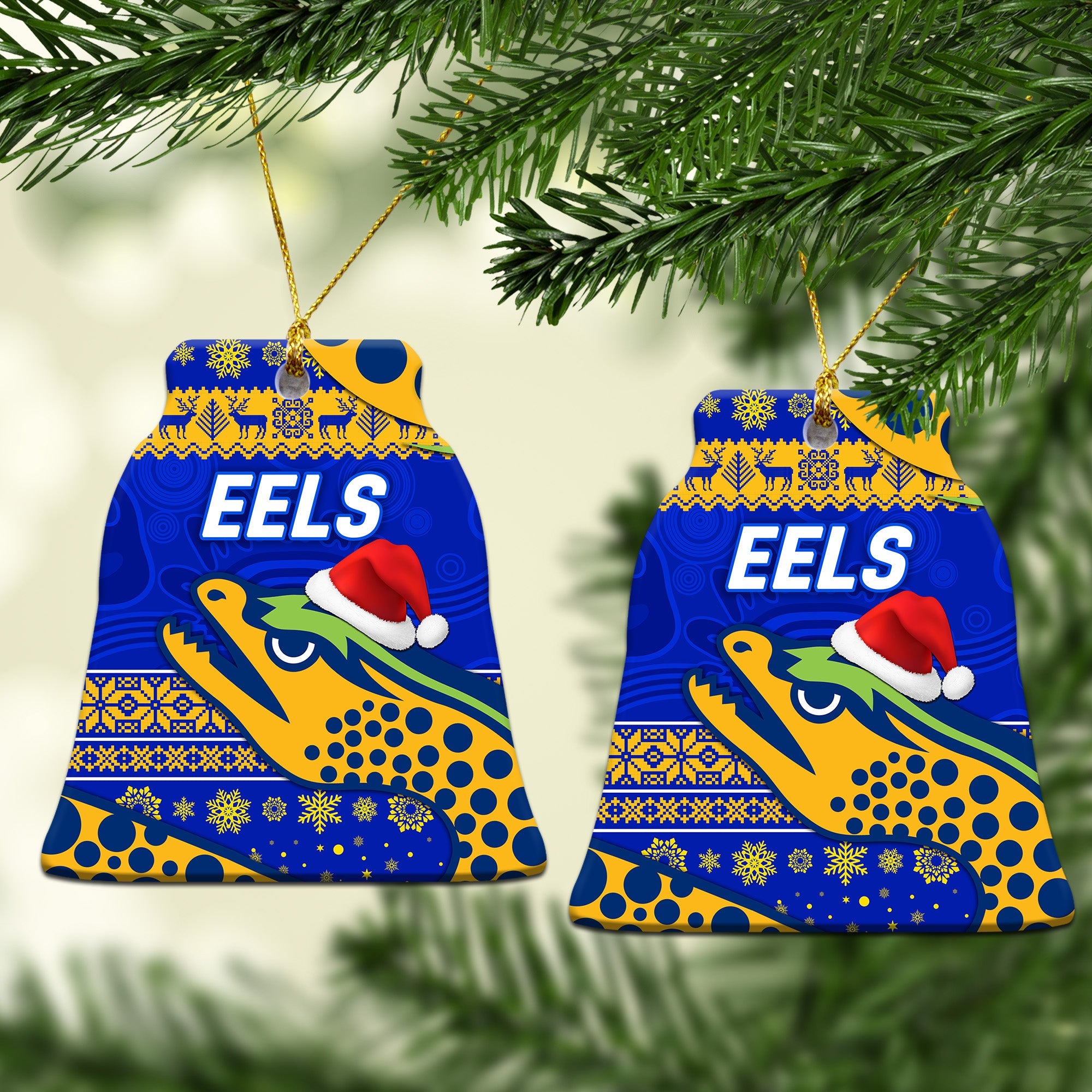 parramatta-eels-christmas-ornament-simple-style-blue