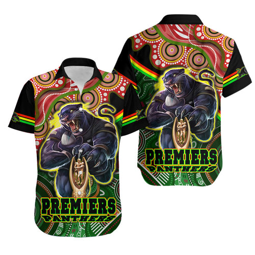 penrith-panthers-premiers-hawaiian-shirt-black-panther-with-aboriginal-arty
