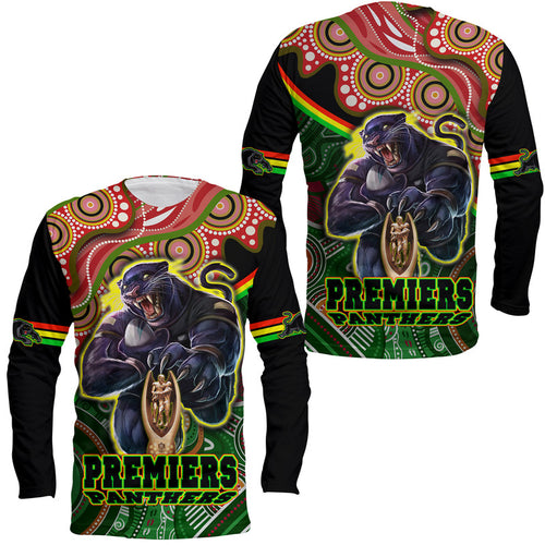 penrith-panthers-premiers-long-sleeve-shirt-black-panther-with-aboriginal-arty