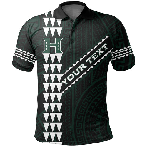 personalized-hawaii-kakau-warrior-polynesian-football-polo-shirt-black