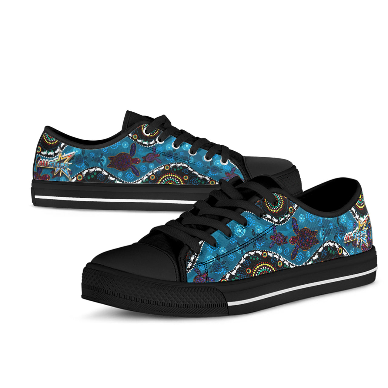 indigenous-all-stars-rugby-custom-low-top-shoes-dreamtime-turtle-with-aboriginal-patterns