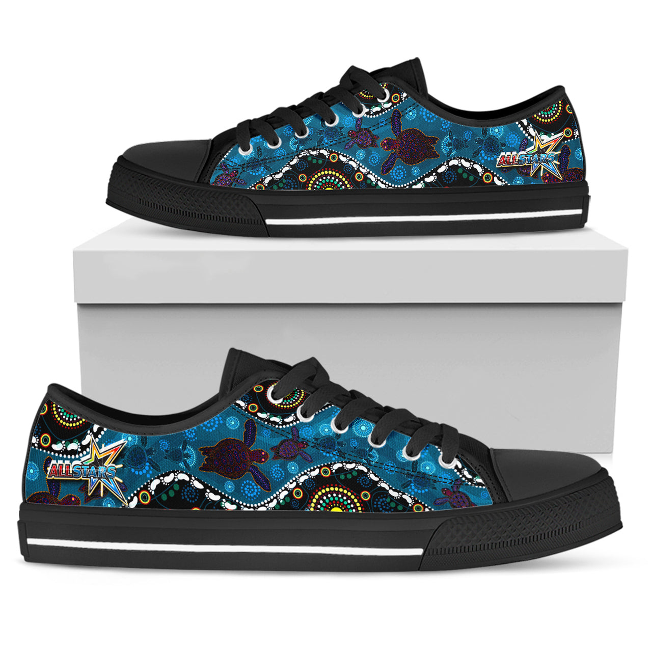 indigenous-all-stars-rugby-custom-low-top-shoes-dreamtime-turtle-with-aboriginal-patterns